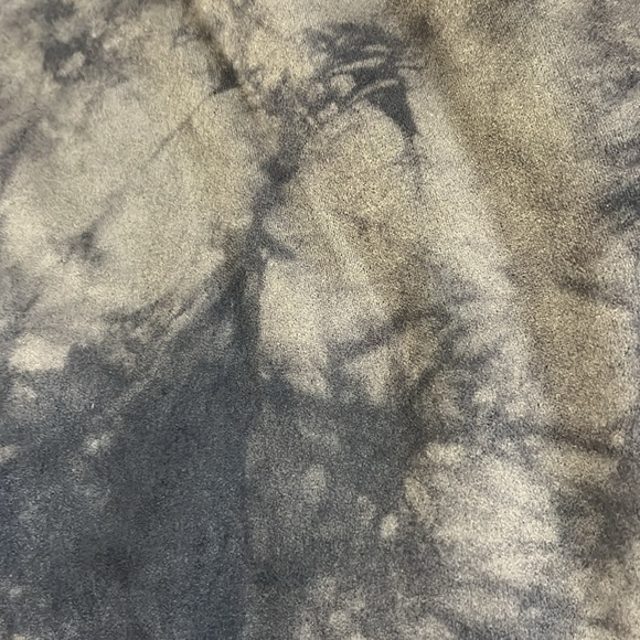 Anthropologie Roxie Suede Tie Dye Trench Coat Size Small - Picture 6 of 12